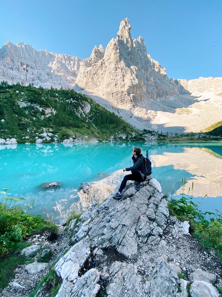 Lago di Sorapis, Dolomites — prendre du recul quand tout remet en question